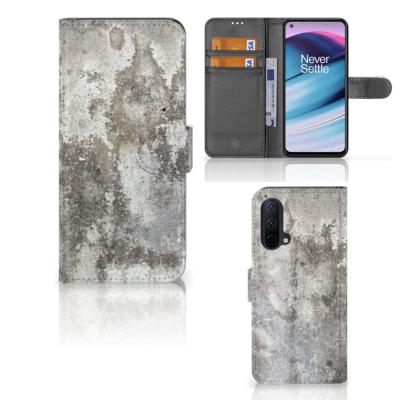 OnePlus Nord CE 5G | Bookcase | Beton Print OnePlus Nord CE 5G | Bookcase | Beton Print