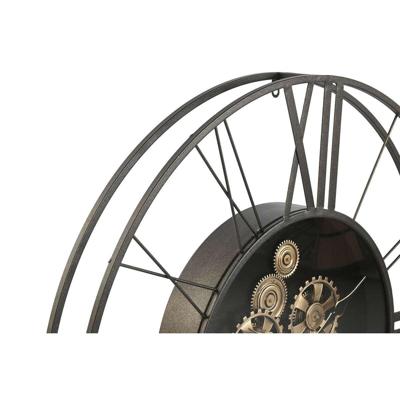 Muurklok Home ESPRIT Donkerbruin Metaal 80 x 8 x 80 cm