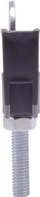 Simson Gazelle kettingspanners - fietsketting op spanning - gazelle - zilver/zwart - 65mm - 020913