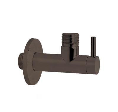 Hoekstopkraan Hotbath Cobber Rond met Filter Verouderd Messing Living Colours