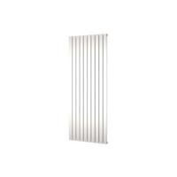 Designradiator Plieger Cavallino Retto Enkel 1666 Watt Middenaansluiting 200x75,4 cm Zilver Metallic - thumbnail