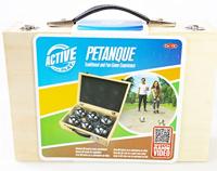 Selecta Luxe jeu de boules set in houten kist - thumbnail