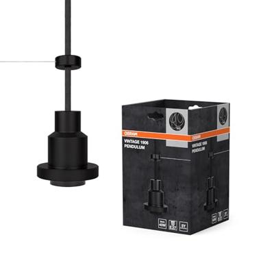 OSRAM HOMELIGHTING Vintage 1906 PenduLum Black 4099854419393 Hanglamp E27 Zwart