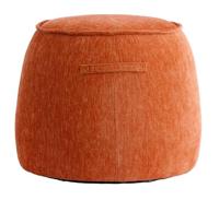 Light & Living Poef 'Sibiu' 50cm, kleur Oranje - thumbnail