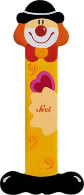 Sevi Letter I Clown geel 10 cm