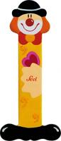Sevi Letter I Clown geel 10 cm - thumbnail