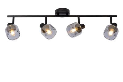 Lucide BJORN - Plafondspot - 4xE14 - Zwart Lucide BJORN - Plafondspot - 4xE14 - Zwart