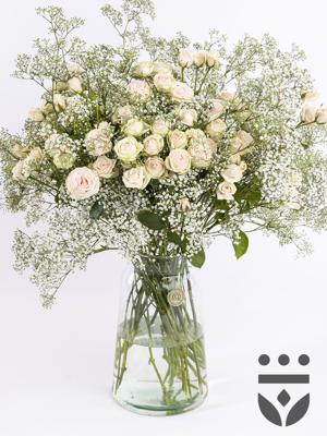 Pastel centerpiece - Zilver | Large Pastel centerpiece - Zilver | Large