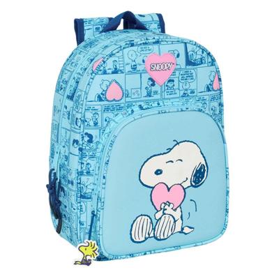 Schoolrugzak Snoopy Love Licht Blauw 26 x 34 x 11 cm Schoolrugzak Snoopy Love Licht Blauw 26 x 34 x 11 cm