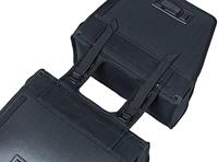 Basil kavan eco classic 46l dubbele fietstas zwart - thumbnail