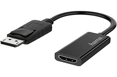 Hama Adapter Displayport naar HDMI Ultra-HD 4K Optische kabel Zwart