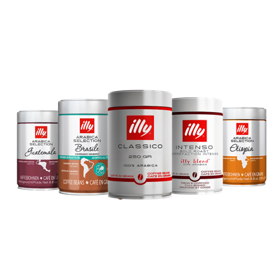 Proefpakket - illy 100% Arabica Blends - 1,25 KG Koffiebonen