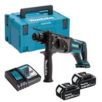 Makita DHR241RTJ Accu combihamer SDS-Plus 1,9J 18V 5.0Ah in Mbox - thumbnail