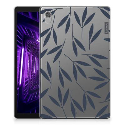 Lenovo Tab M10 HD (2de generatie) | Siliconen hoesje | Leaves Blue