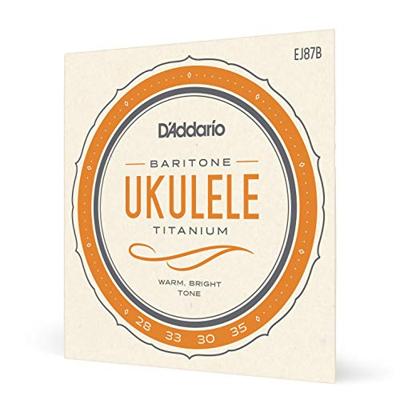 D&apos;Addario EJ87B Pro Arte Titanium snarenset voor bariton ukelele