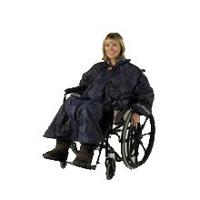 plash poncho met mouwen ongevoerd - thumbnail