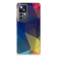 Xiaomi 12T | 12T Pro | TPU Hoesje | Polygon Dark - thumbnail