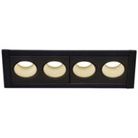SLV Led inbouwlampMilandos 4-lichts 4x160 lumen zwart - 1005408 - thumbnail