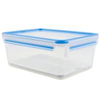 Emsa 512888 clip & close vershouddoos + ontdooirooster 3.7l blauw - thumbnail