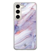 Samsung Galaxy S23 hybride hoesje - Marmer paars - thumbnail