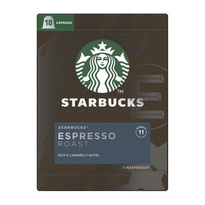 Starbucks Espresso Dark Roast - 18 koffiecups Starbucks Espresso Dark Roast - 18 koffiecups