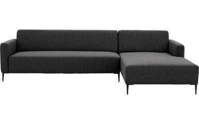 Goossens Bank Key West grijs, stof, 3-zits, modern design