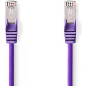 CAT5e SF/UTP-Netwerkkabel | RJ45 Male - RJ45 Male | 30 m | Paars