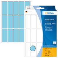 HERMA Universele etiketten 20x50mm blauw voor handmatige opschriften 480 St. - thumbnail