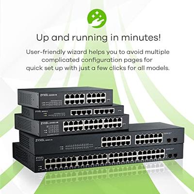 Zyxel GS1900-24E-EU0103F netwerk-switch Managed L2 Gigabit Ethernet (10/100/1000) 1U Zwart
