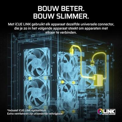 Waterkoeling - CORSAIR - iCUE LINK TITAN 240 RX - RGB - Wit