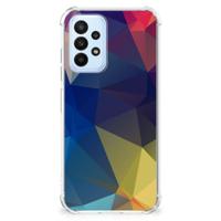 Samsung Galaxy A23 Shockproof Case Polygon Dark - thumbnail