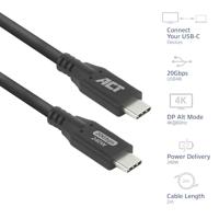 ACT USB4 20Gbps 240W USB Type-C 2m - thumbnail