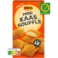 Mora Mini&apos;s Mini Kaassouffles 12 x 25 g bij Jumbo - thumbnail