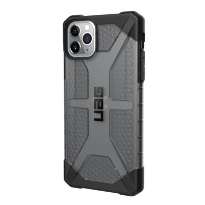 UAG Rugged Case for iPhone 11 Pro Max [6.5-inch screen] - Plasma Ash - Achterzijde behuizing voor mobiele telefoon - robuust - polycarbonaat, thermoplastic polyurethaan (TPU) - asgrijs - voor Apple iPhone 11 Pro Max