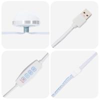 VidaXL Schmink spiegel rechthoekig beton grijs 60 x 55 x 18 cm - thumbnail