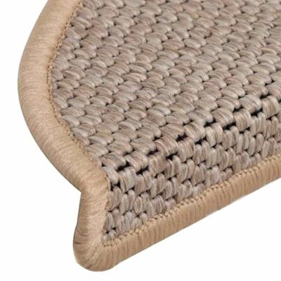 VidaXL Trapmatten zelfklevend 15 st sisal-look 56x17x3 cm lichtbeige - thumbnail