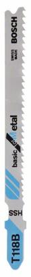 Bosch Accessories 2608631965 Decoupeerzaagblad T 118 B, Basic for Metal, 100x 100 stuk(s)