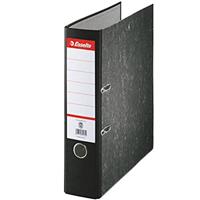 Esselte ordner, ft A4, rug van 7,5 cm, karton, zwart - thumbnail