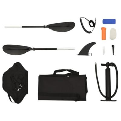 VidaXL Kajak opblaasbaar 375x72x31 cm polyester blauw