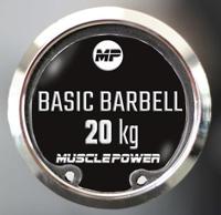 Muscle Power Olympische halterstang 50 mm 218 CM chroom MP813 - thumbnail