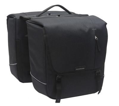 Newlooxs New looxs nova double detachable - dubbele fietstas zwart 35x35x15cm