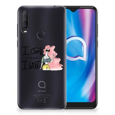 Alcatel 1S (2020) Telefoonhoesje met Naam i Can Alcatel 1S (2020) Telefoonhoesje met Naam i Can