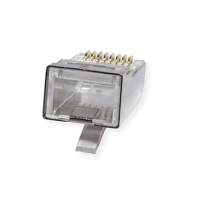 ROLINE Modulaire plug afgeschermd Cat.6A (Class EA), voor massief/gevlochten draad, 10 st.