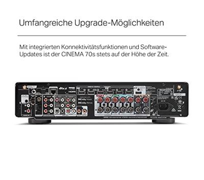 Marantz: Cinema 70S 7.2-kanaals AV-Receiver - Zilver / Goud Marantz: Cinema 70S 7.2-kanaals AV-Receiver - Zilver / Goud