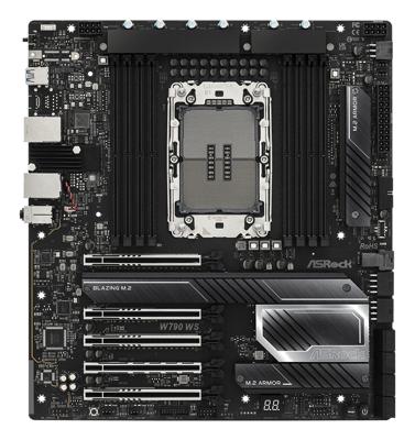 ASRock W790 WS R2.0 Moederbord Socket Intel LGA 4677 Vormfactor E-ATX