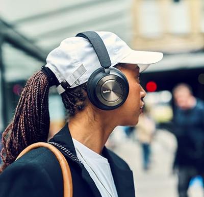 DALI IO-8 over-the-ear draadloze/bekabelde hifi-hoofdtelefoon met ANC, Bluetooth AptX en gepatenteerde SMC-drivertechnologie, 35 uur batterijduur - (ijzerzwart)