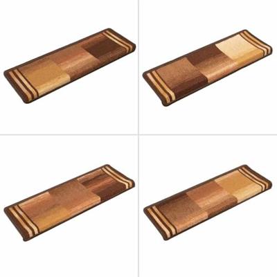 VidaXL Trapmatten zelfklevend 5 st 65x21x4 cm bruin VidaXL Trapmatten zelfklevend 5 st 65x21x4 cm bruin