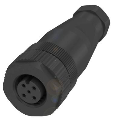 BALLUFF BCC00T8 Sensor/actuator connector, niet geassembleerd M12 x 1 Aantal polen (sensoren): 5 1 stuk(s)