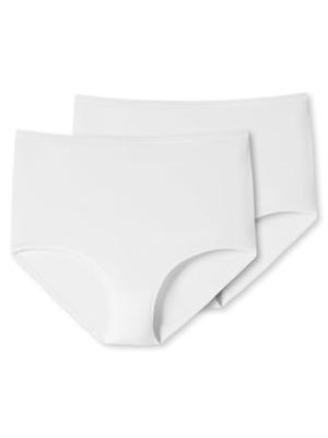 2-Pack Taille dames slip 95/5 Organic - Hoge biologisch katoenen dames onderbroeken - Maxi ondergoed