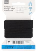 HEMA Bandelastiek 1.5mx20mm soepel zwart (zwart) - thumbnail